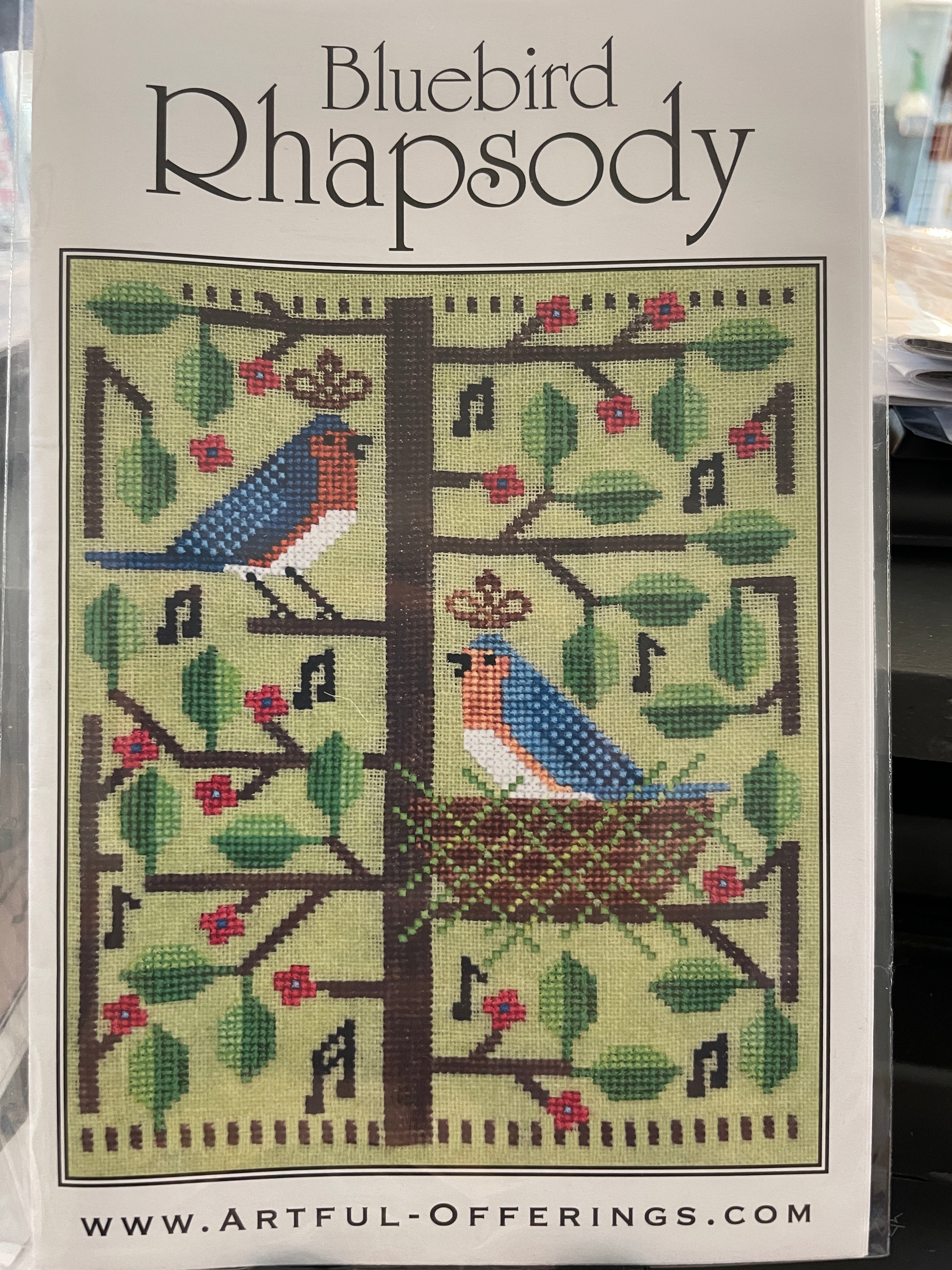 Bluebird Rhapsody – Riverview Stitching