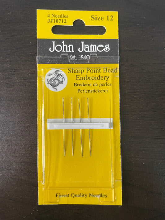 John James 12 - Sharp Point Bead Embroidery