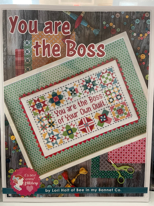 You are the Boss Cross Stitch