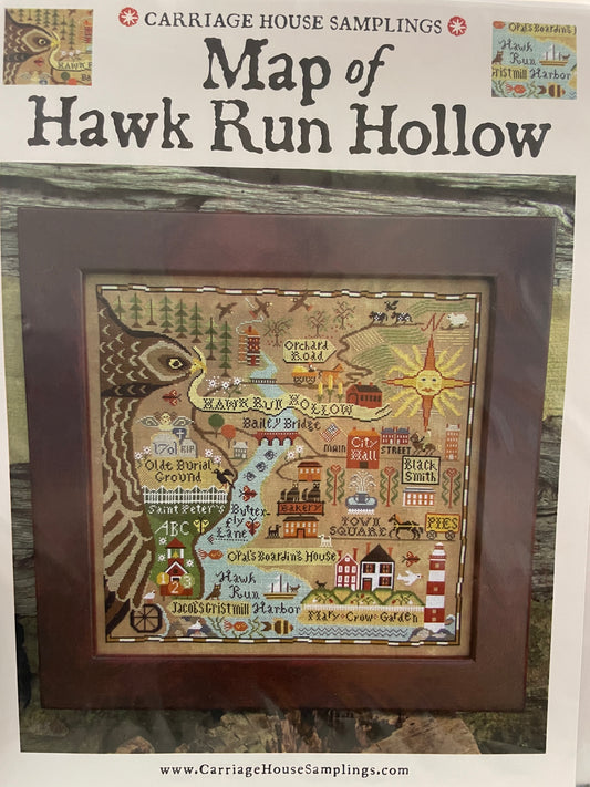Map of Hawk Run Hollow