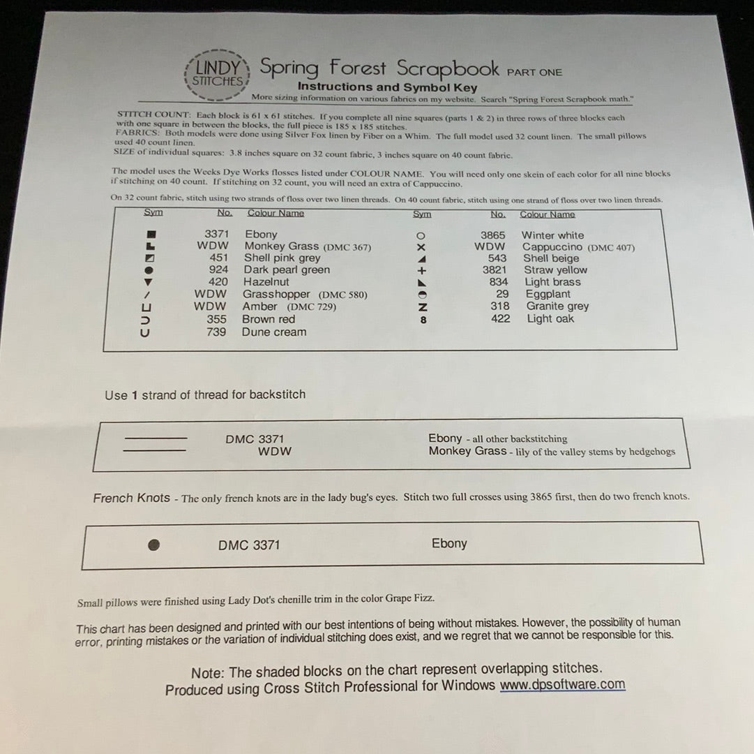 Spring Forest Scrapbook part 1