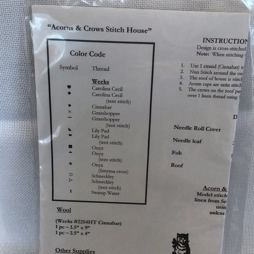 Acorns & Crows Stitch House