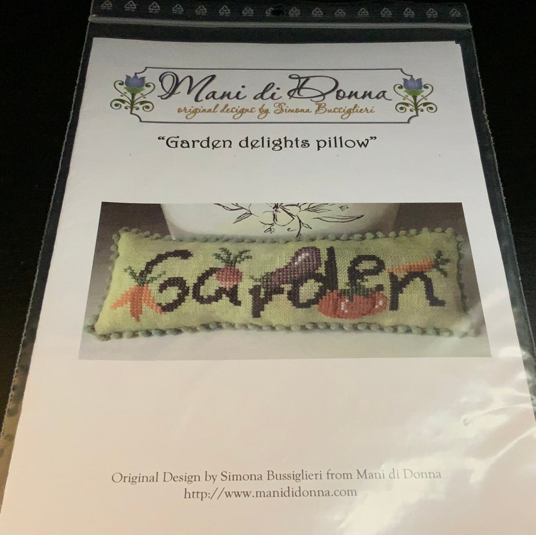 Garden delights pillow