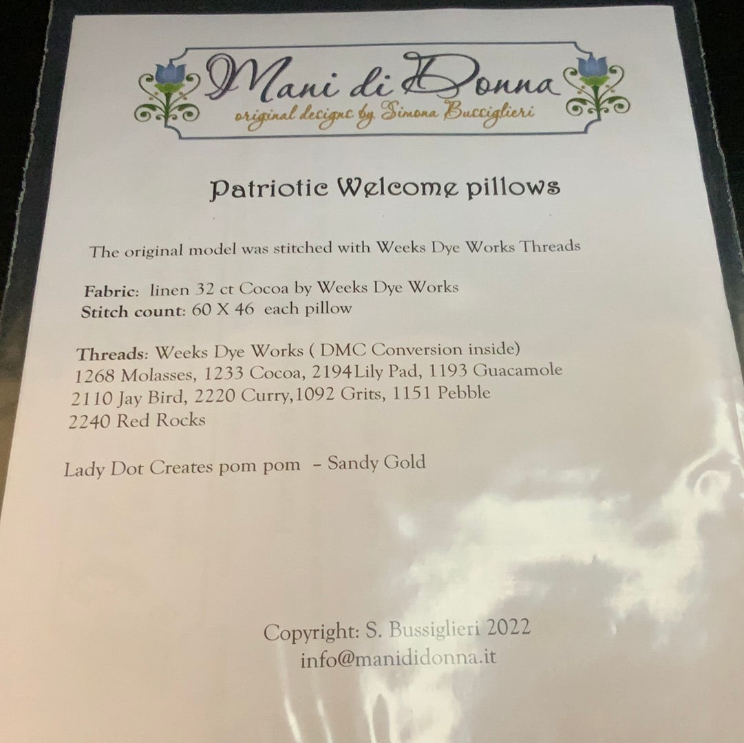 Patriotic Welcome Pillows