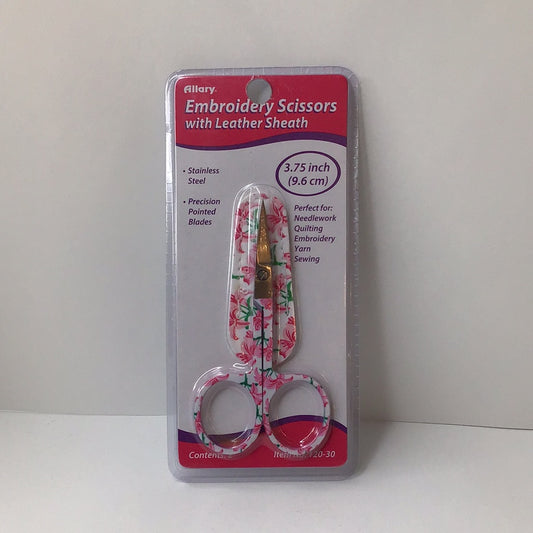 Embroidery scissors with sheath