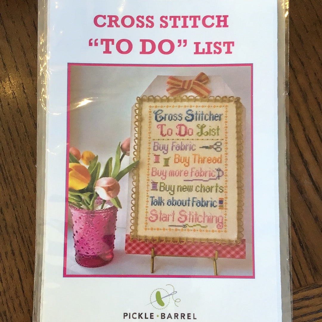 Cross Stitch To Do List