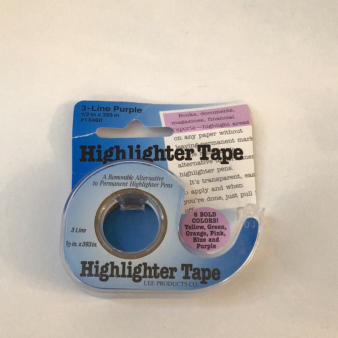 Highlighter Tape Yellow