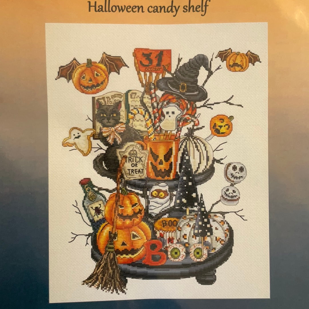 Halloween Candy Shelf