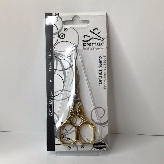 Premax gold handle scissors