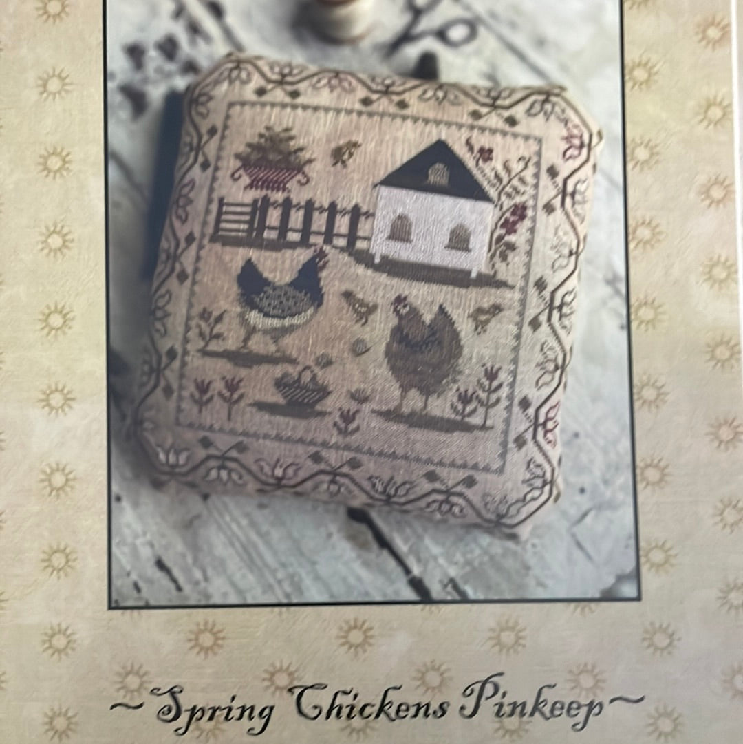Spring Chicken Pinkeep Pattern Spring Chicken PinKeep – Riverview Stitching